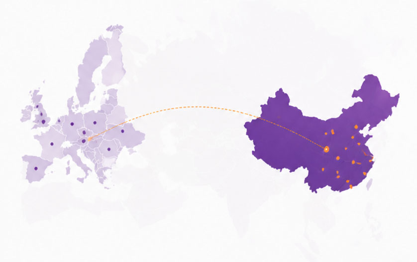China to Europe, Seamlessly Connected