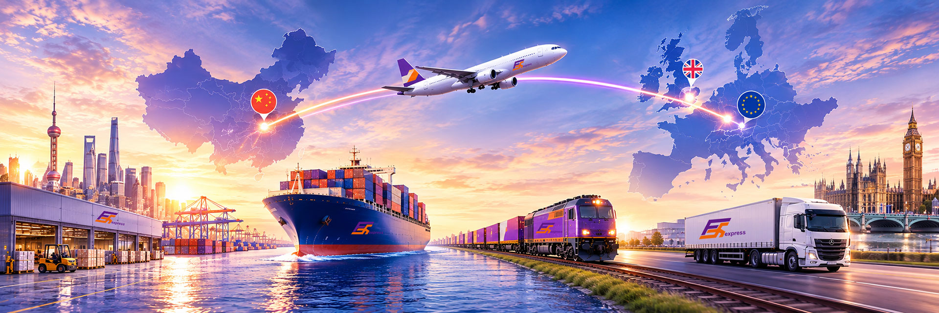China-UK Logistics, Fully Controlled.